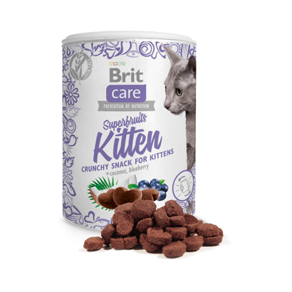 Brit Care Cat Snack Superfruits Kitten | 100 gramas | Snack para Gatinhos - PetDoctors - Loja Online