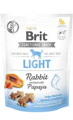 Brit Care Dog Functional Snack Light Rabbit | 150 g - Biscoitos Light para Cão - PetDoctors - Loja Online