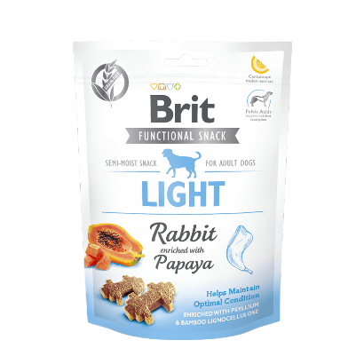 Brit Care Dog Functional Snack Light Rabbit | 150 g - Biscoitos Light para Cão - PetDoctors - Loja Online