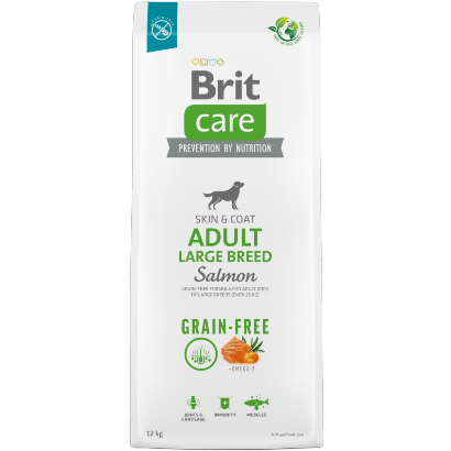 Brit Care Dog Grain-free Adult Large Breed | Salmon | 12 kg | Para cães adultos de raças grandes - PetDoctors - Loja Online