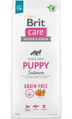 Brit Care Dog Grain-free Puppy | Salmon | 3 Kg | 12 kg | Para cachorros e cães júnior de todas as raças - PetDoctors - Loja Online