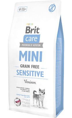 Brit Care Dog Mini Sensitive Grain-free | Venison | 400 gramas | 2 Kg | Para cães com estômago delicado de raças miniatura - PetDoctors - Loja Online