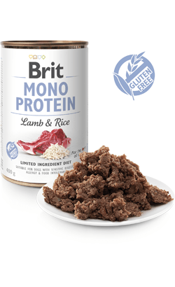Brit Care Dog Mono Protein Lamb & Rice | Wet (Lata) | 400 gramas - PetDoctors - Loja Online