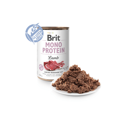 Brit Care Dog Mono Protein Lamb | Wet (Lata) | 400 gramas - PetDoctors - Loja Online