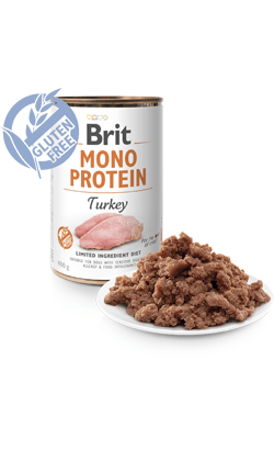 Brit Care Dog Mono Protein Turkey | Wet (Lata) | 400 gramas - PetDoctors - Loja Online