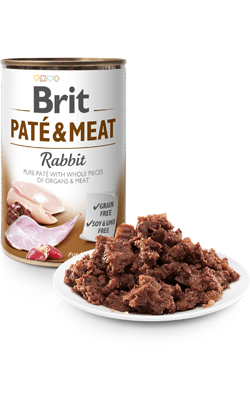 Brit Care Dog Paté & Meat Rabbit | Wet (Lata) | 400 g | 800 g - PetDoctors - Loja Online