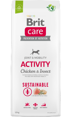 Brit Care Dog Sustainable Activity | Chicken & Insect | 1 kg | 3 kg | 12 kg - PetDoctors - Loja Online