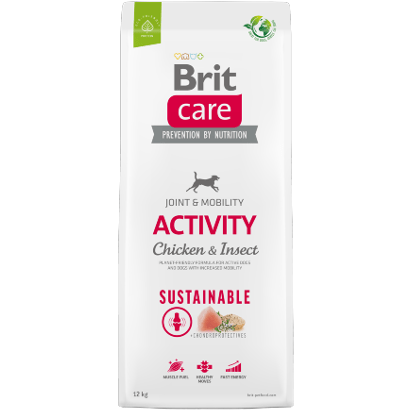 Brit Care Dog Sustainable Activity | Chicken & Insect | 1 kg | 3 kg | 12 kg - PetDoctors - Loja Online
