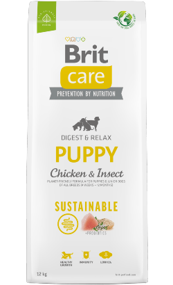Brit Care Dog Sustainable Puppy | Chicken & Insect | 1 kg | 3 kg | 12 kg - PetDoctors - Loja Online