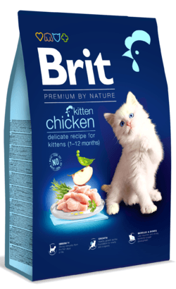 Brit Premium by Nature Cat Kitten Chicken | 1,5 kg - Com Frango, para Gatinhos - PetDoctors - Loja Online