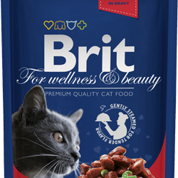 Brit Premium by Nature Cat Wet | Beef Stew & Peas (Saqueta) | 100 gramas - PetDoctors - Loja Online