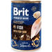 Brit Premium by Nature Dog Fish with Fish Skin | Wet (Lata) - Para Cães Adultos - PetDoctors - Loja Online