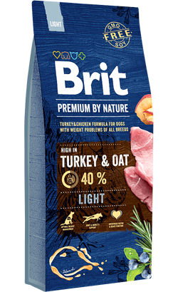 Brit Premium by Nature Light Turkey & Oat - Para Cães - PetDoctors - Loja Online