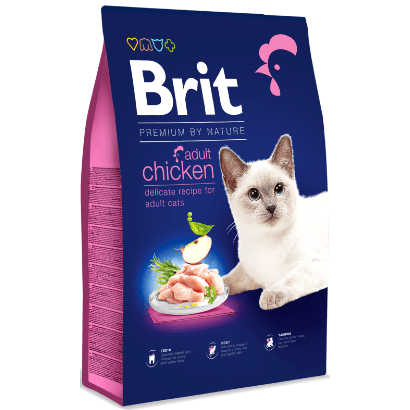 Brit Premium by Nature Premium by Nature Cat Adult Chicken - Para Gatos - PetDoctors - Loja Online