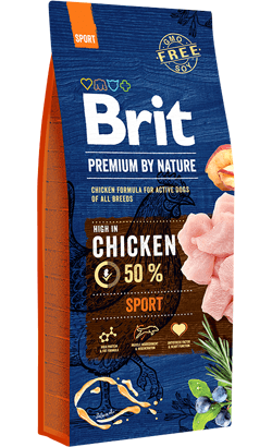 Brit Premium by Nature Sport - Para Cães com Alto Consumo Energético - PetDoctors - Loja Online