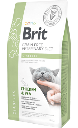 Brit Veterinary Diet Cat Diabetes Grain-Free Chicken & Pea - Para Gatos com Diabetes - PetDoctors - Loja Online