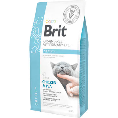 Brit Veterinary Diet Cat Obesity Grain-Free Chicken & Pea Controle de Peso, Para Gatos - PetDoctors - Loja Online