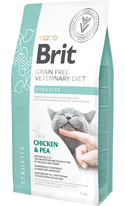 Brit Veterinary Diet Cat Struvite Grain-Free Chicken & Pea - Para Gatos - PetDoctors - Loja Online