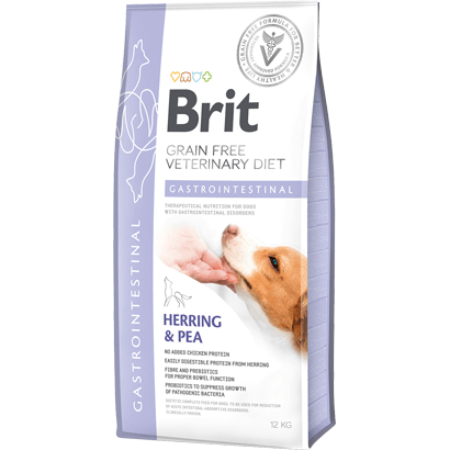 Brit Veterinary Diet Dog Gastrointestinal Grain-Free Herring & Pea - Para Cães - PetDoctors - Loja Online