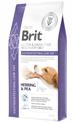 Brit Veterinary Diet Dog Gastrointestinal Low Fat Gluten & Grain-Free - PetDoctors - Loja Online