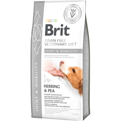 Brit Veterinary Diet Dog Joint & Mobility Grain-Free Herring & Pea - Para Cães com Osteoartrite - PetDoctors - Loja Online
