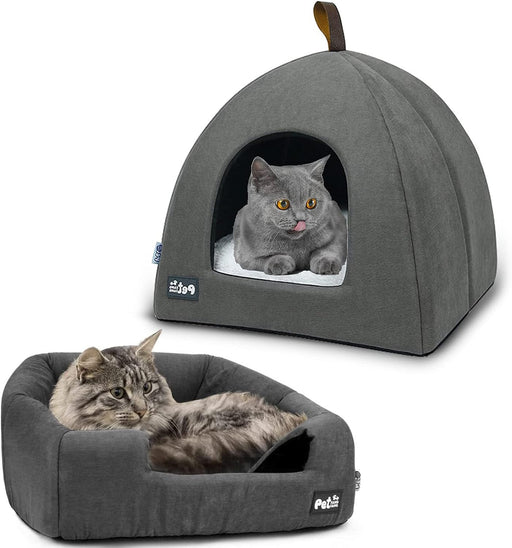 Cama / Caverna para gatos, cama macia para gatinho (33 x 33 x 32 cm) - PetDoctors - Loja Online