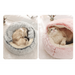 Cama Redonda com Cobertura, Super-Macia, Quentinha, Calmante e Envolvente, para Gatos ou Cães de Raças Pequenas - PetDoctors - Loja Online