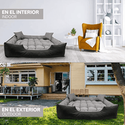Cama / Sofá para cães, Lavável, ideal para Cães Grandes - 115 cm x 95 cm - PetDoctors - Loja Online