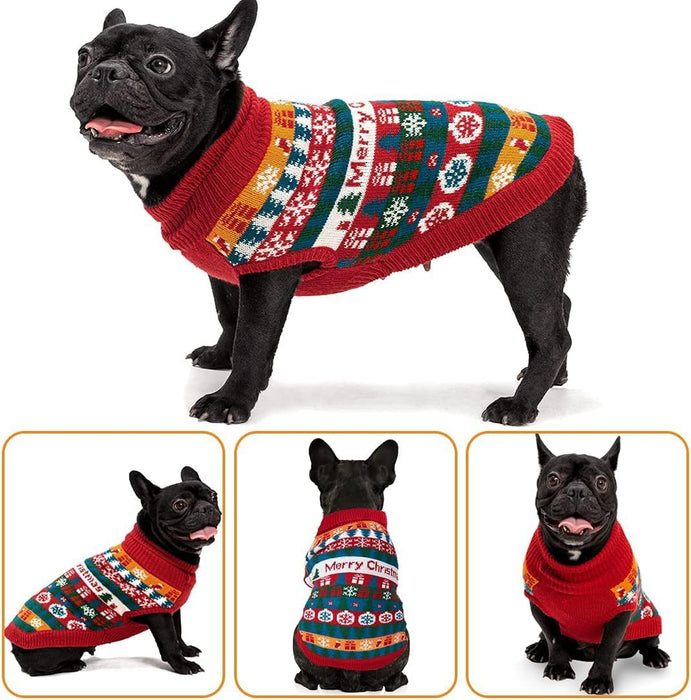 Camisola de Natal Macia para Cães - Tamanho S - PetDoctors - Loja Online