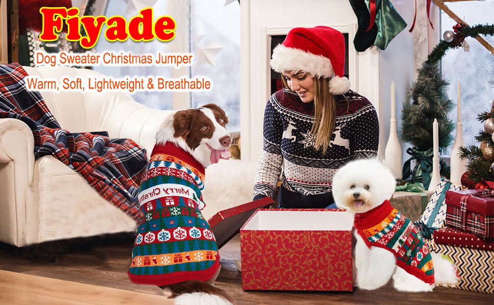 Dog Clothes Aldi Christmas Dog Jumpers Soft Christmas Sweater For