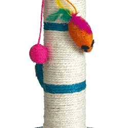 Camon Arranhador Coluna C/Rato Sisal | 46cm - PetDoctors - Loja Online