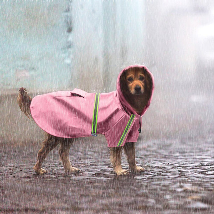 Casaco Impermeável, com tiras refletoras, para Cães de Raças Pequenas a Grandes - PetDoctors - Loja Online