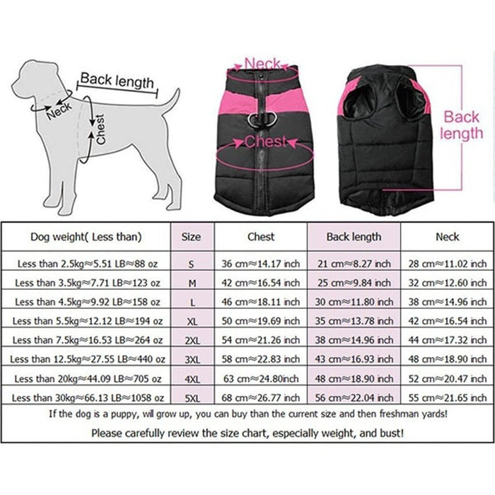 Casaco Protetor para Cães - Casaco de Inverno Impermeável (chuva) - PetDoctors - Loja Online