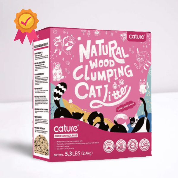 Cature Cat Litter - Natural Wood Clumping - Para WC / Liteira de Gatos - PetDoctors - Loja Online