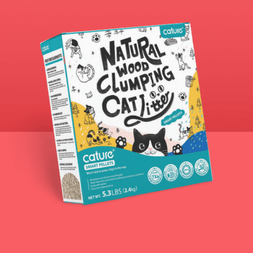 Cature Cat Litter - Natural Wood Clumping - Para WC / Liteira de Gatos - PetDoctors - Loja Online