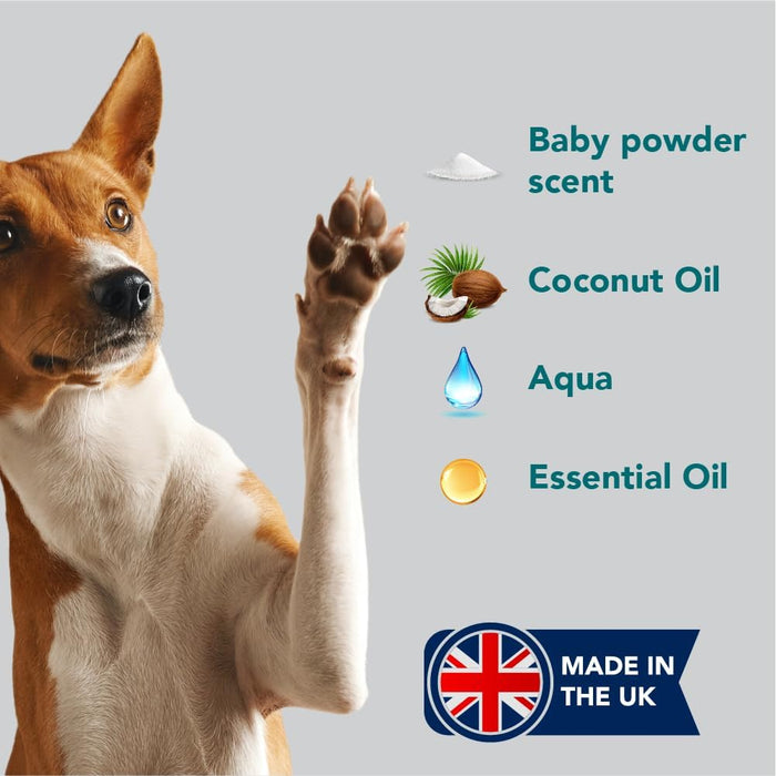 Champoo e Condicionador para cães Baby Powder - 500 ml - Aroma a Talco - PetDoctors - Loja Online