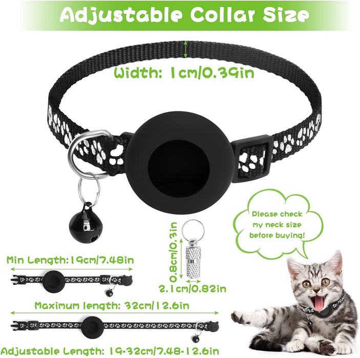 Colar de gato refletor para Airtag - PetDoctors - Loja Online
