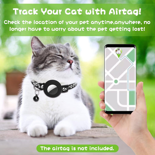Colar de gato refletor para Airtag - PetDoctors - Loja Online