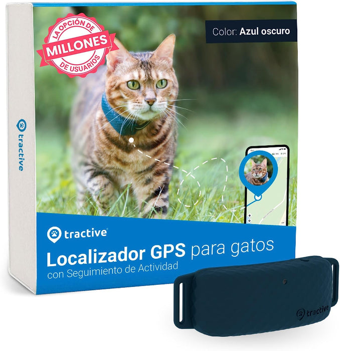 Colar GPS para gato, atualizações de localização 24 horas por dia, 7 dias por semana e análise do território, alerta anti-fuga, distância ilimitada - PetDoctors - Loja Online