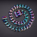 ❤️ Coleira Arco-Íris em Aço com 19 mm de Largura - Para Cães ❤️ - PetDoctors - Loja Online