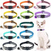 🐱 Coleira refletora para gatos, 12 côres, com guizo e fivela de segurança - PetDoctors - Loja Online