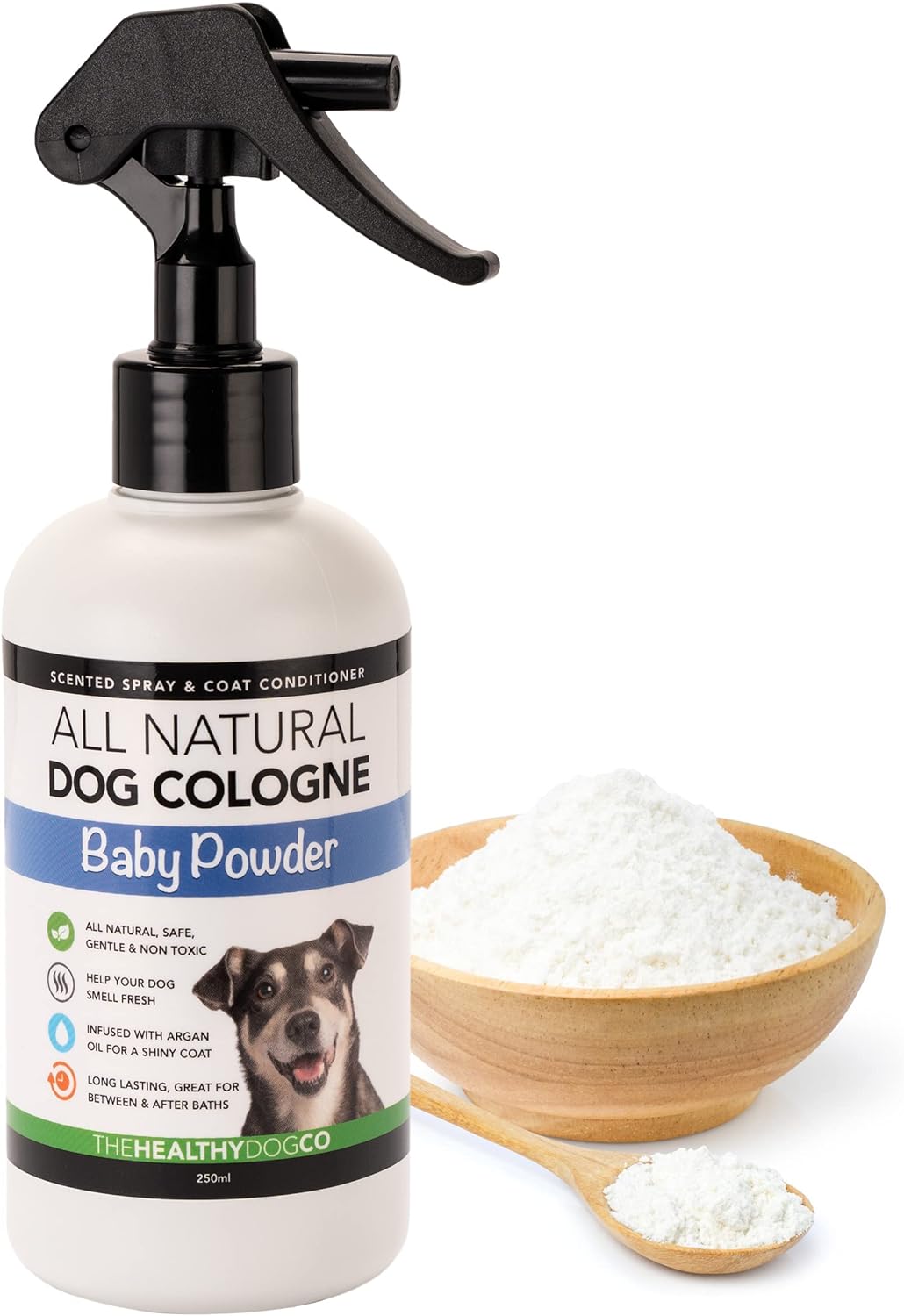 Colónia para cães em spray completamente natural / perfume em spray para  cães, talco para bebés