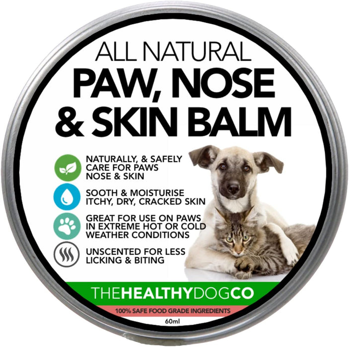 Creme Calmante natural para patas, nariz e pele de cães e gatos, creme hidratante para reparar a pele seca e rachada, para a pele e as almofadas dos animais de estimação - PetDoctors - Loja Online