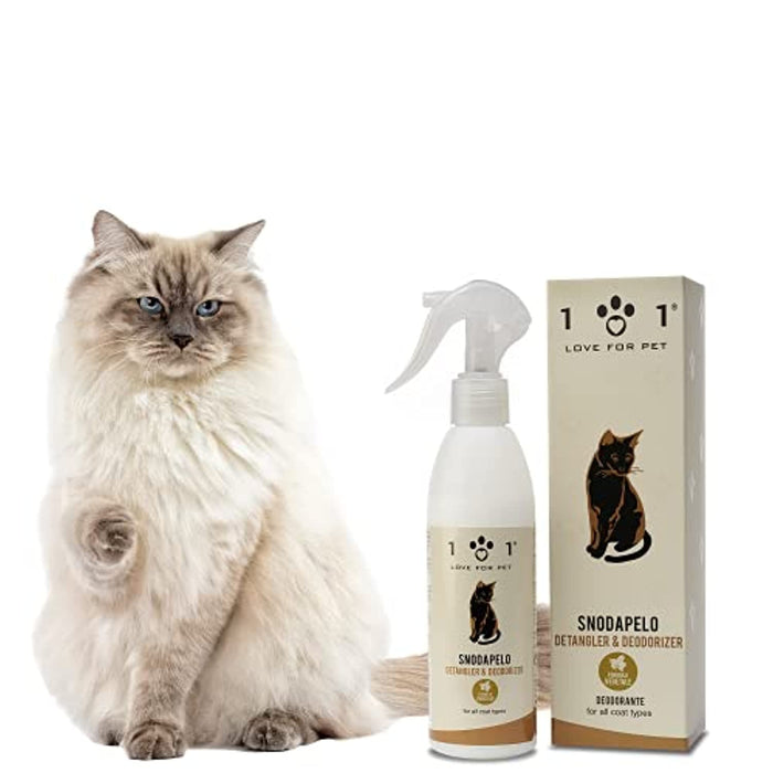 Desembaraçante e desodorizante, a seco, para gatos, 250 ml - PetDoctors - Loja Online