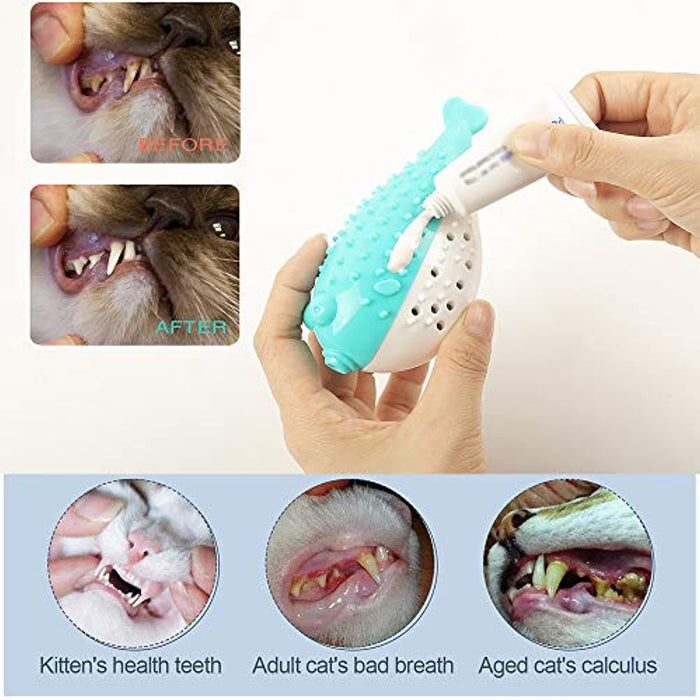 Escova de Dentes / Brinquedo para Gatos - Dentes limpos - Resistente à mastigação - PetDoctors - Loja Online