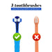 Escova de dentes, com 3 lados, para cães - PetDoctors - Loja Online