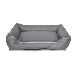 Eurosiam Cama Loft Rectangular Basket Cinzento - PetDoctors - Loja Online