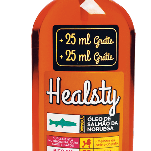 HEALSTY Pure Salmon Oil 225 ML (para cães ou gatos) - PetDoctors - Loja Online