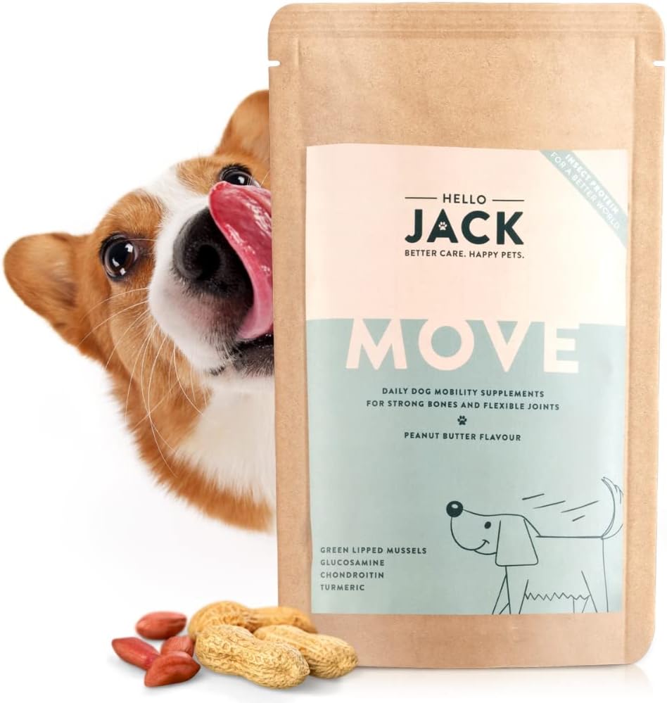 Hello Jack Suplemento para cão mobilidade / movimento (200 g) - para  articulações e ossos para cães - condroprotetor cães com mexilhões de  lábios verdes, glucosamina, condroitina, açafrão & ômega 3 - PetDoctors -  Loja Online