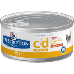 Hills Prescription Diet Feline c/d Multicare Chicken | Wet (Lata) | 24 x 156 g - PetDoctors - Loja Online